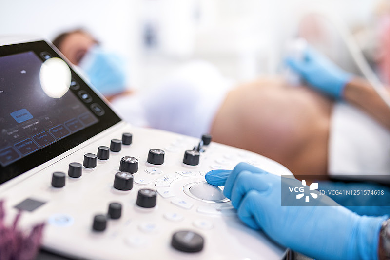 孕期超声波扫描图片素材