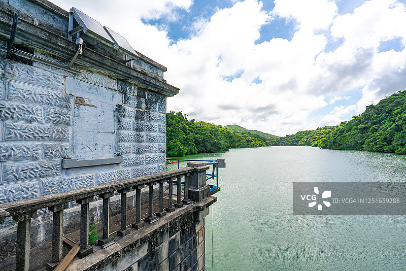 香港九龙水塘自然风光图片素材