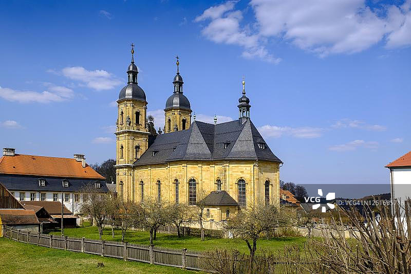 德国巴伐利亚州戈斯魏因施泰因朝圣教堂图片素材