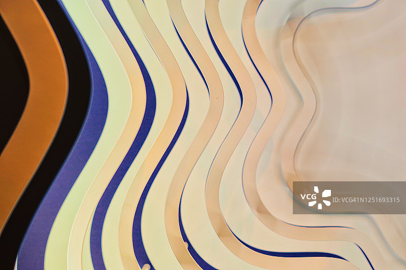 聚苯乙烯抽象曲线图片素材