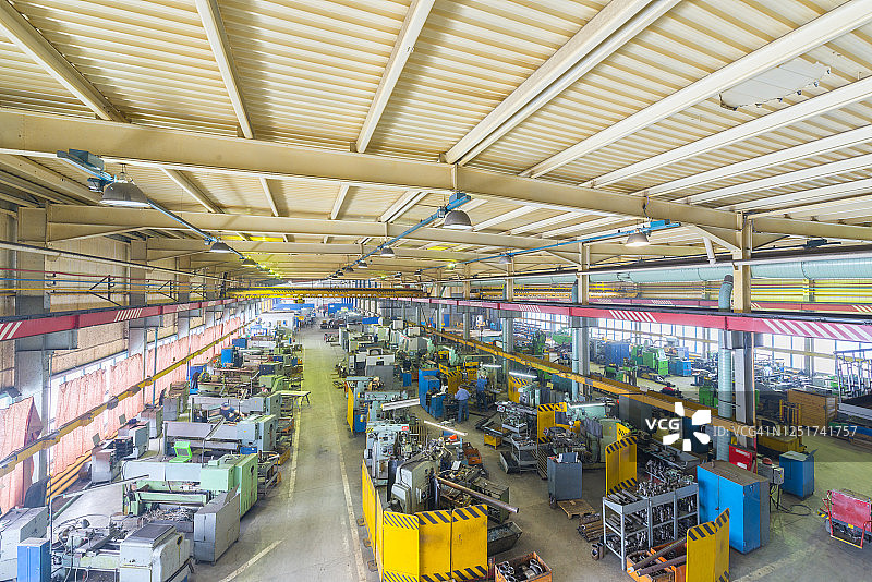 大型机械设备制造工业厂房图片素材