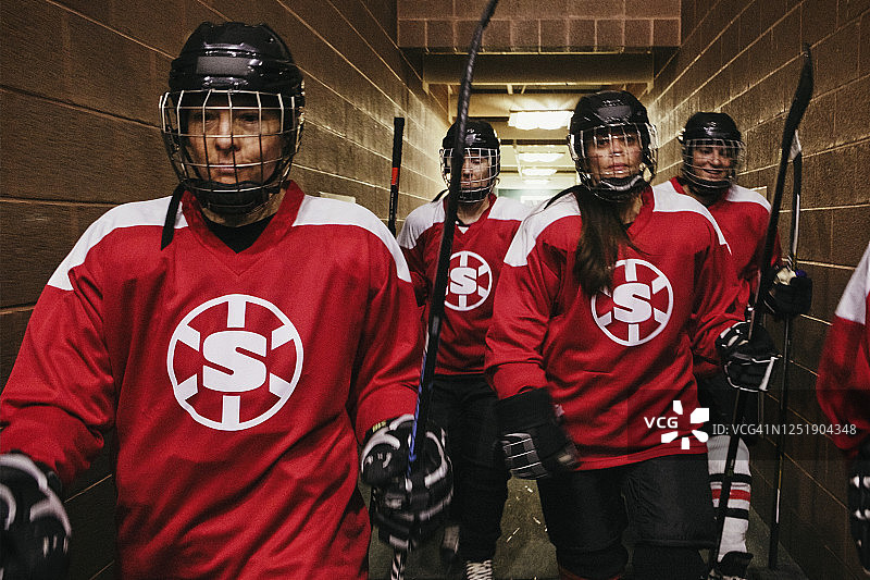 女子曲棍球队图片素材