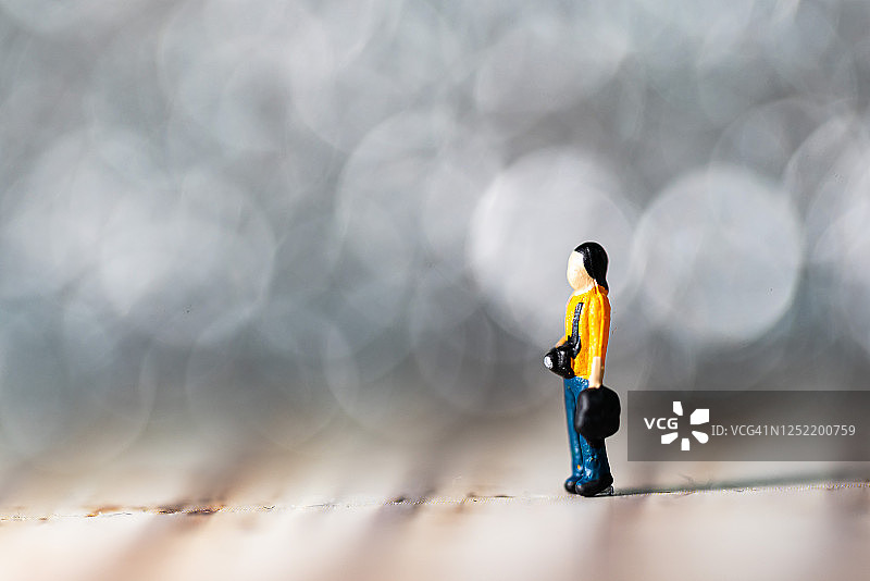 摄影小人图片素材