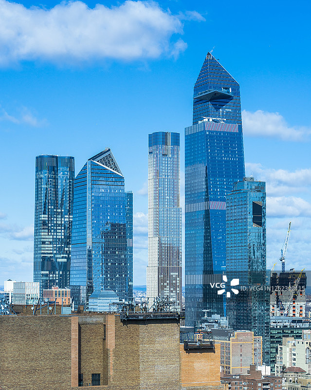 纽约哈德逊城市广场图片素材