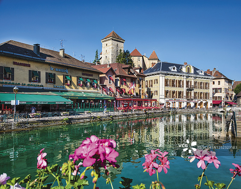 法国阿讷西蒂乌河图片素材