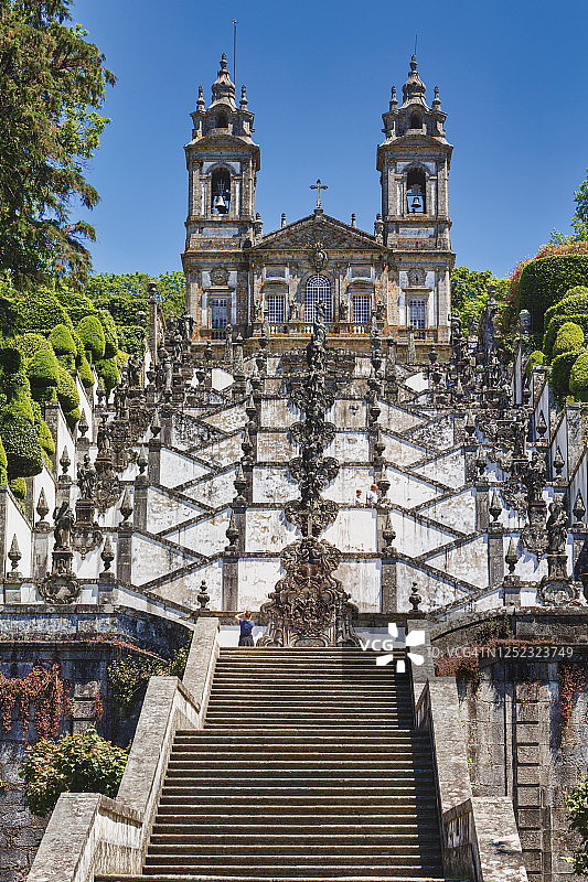 葡萄牙布拉加仁慈耶稣朝圣所图片素材