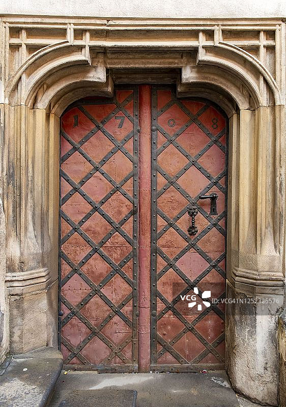 格尔利茨的旧门图片素材
