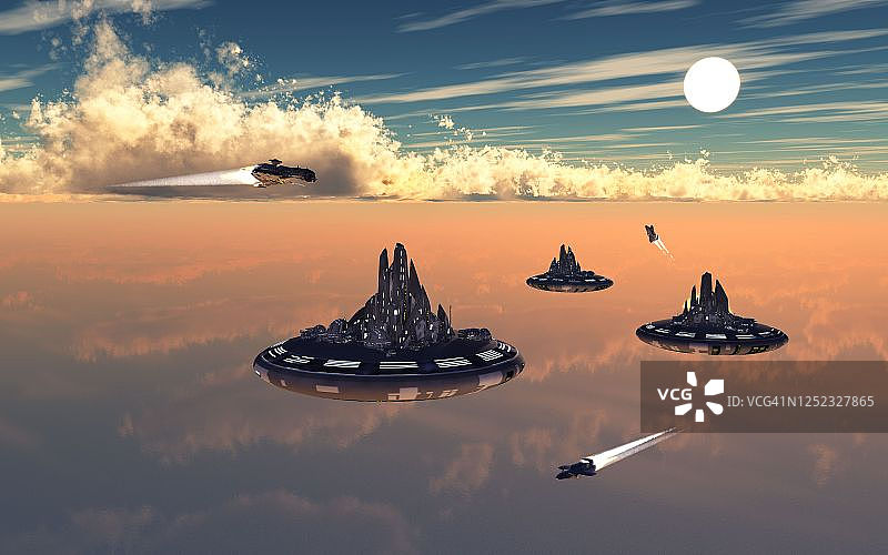 天空之城图片素材