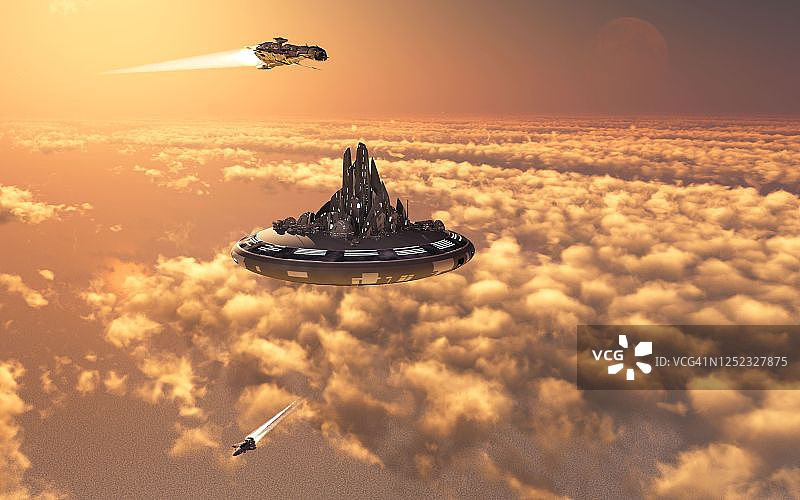 天空之城图片素材