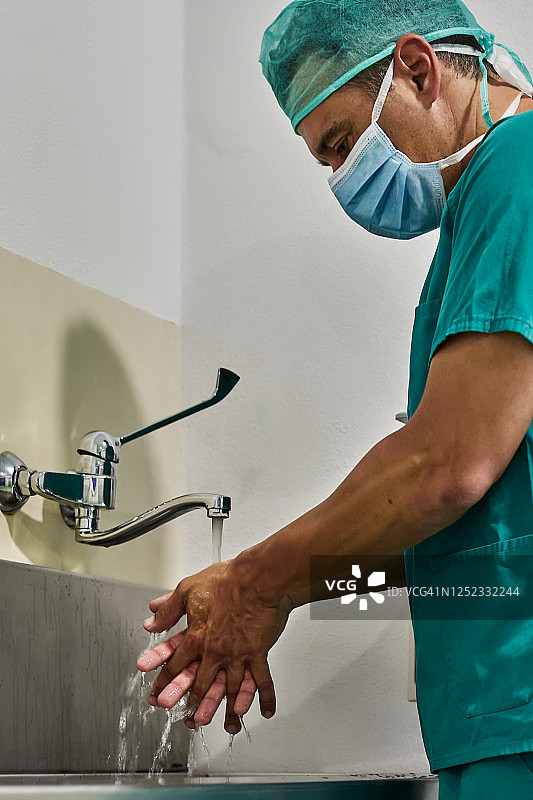 医生洗手图片素材