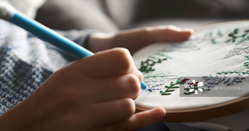手工艺刺绣图片素材
