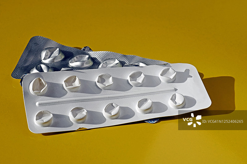 空药丸泡罩包装图片素材