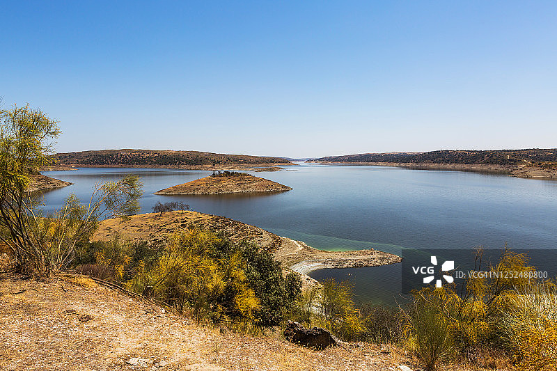 阿尔坎塔拉水库（西班牙）图片素材