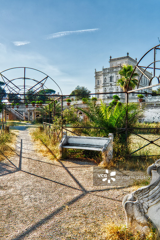 多利亚别墅公园图片素材