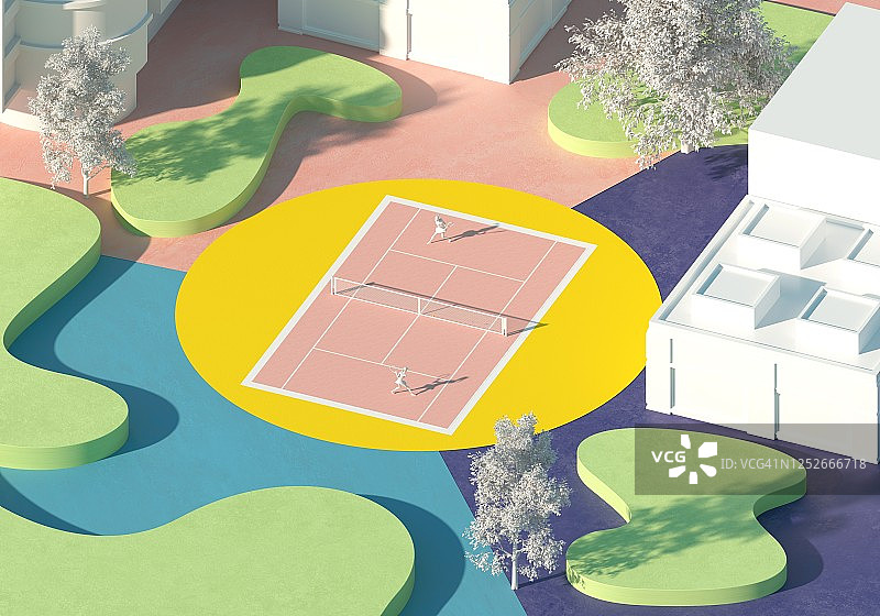 网球场图片素材