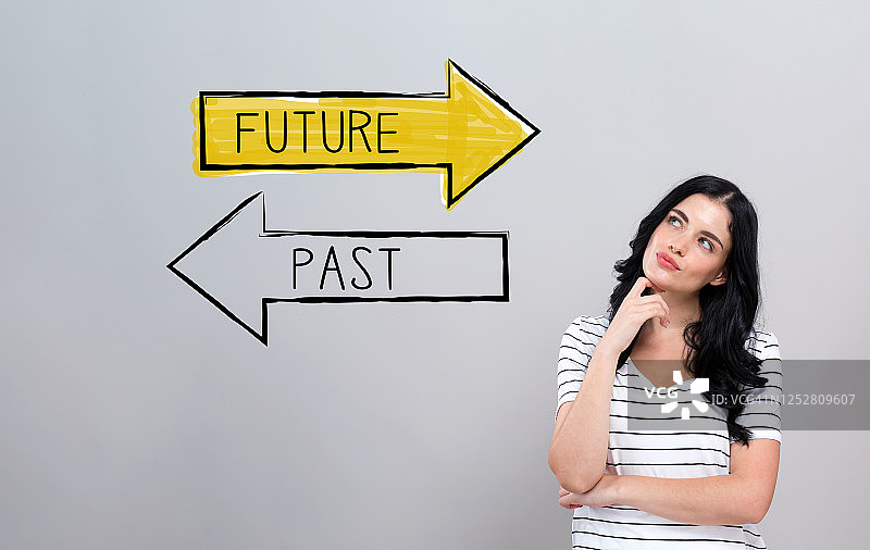 未来或过去图片素材