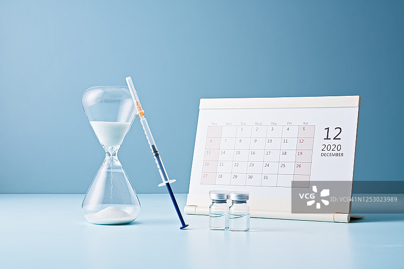 等待疫苗概念图片素材