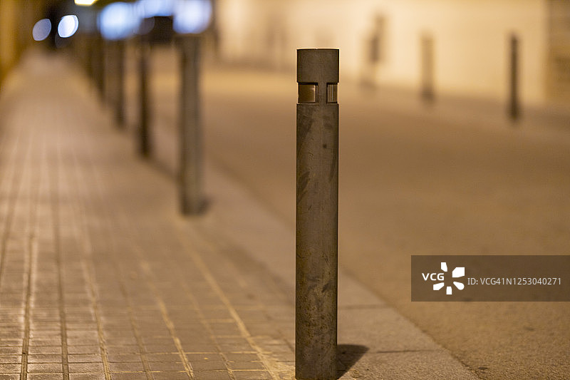 城市路障图片素材