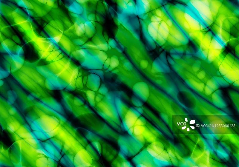 抽象彩色波浪图案绿色渐变背景水纹理图片素材