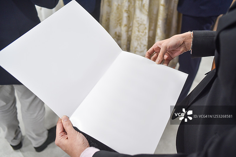 模板 - 空白折叠纸图片素材