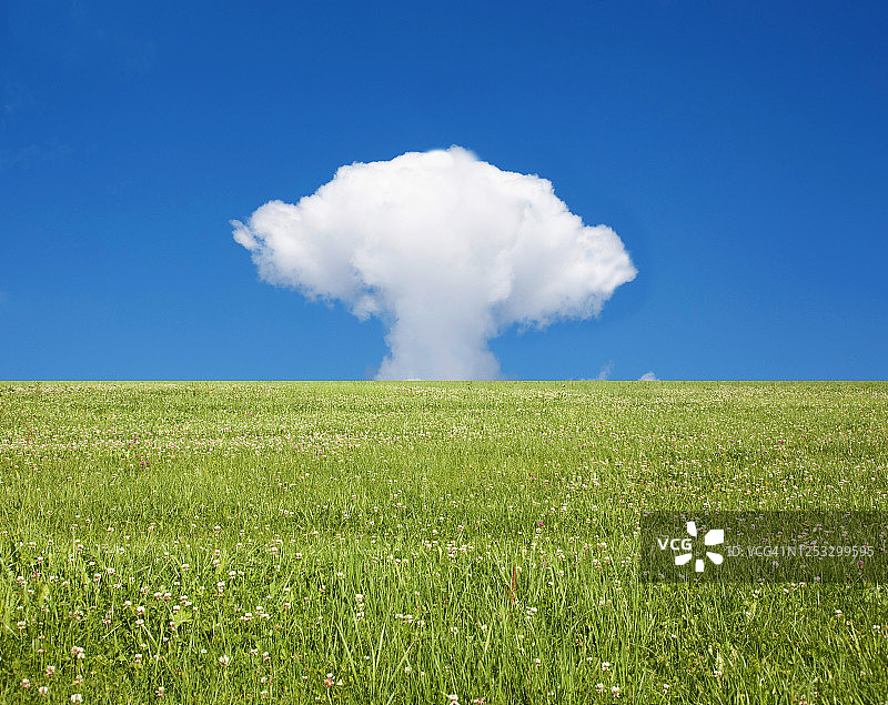 云层合成图图片素材