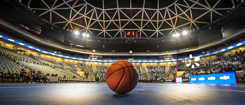 篮球场上的篮球图片素材