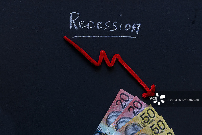 澳大利亚经济衰退图片素材