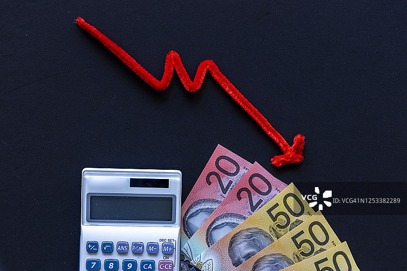 澳大利亚经济衰退图片素材