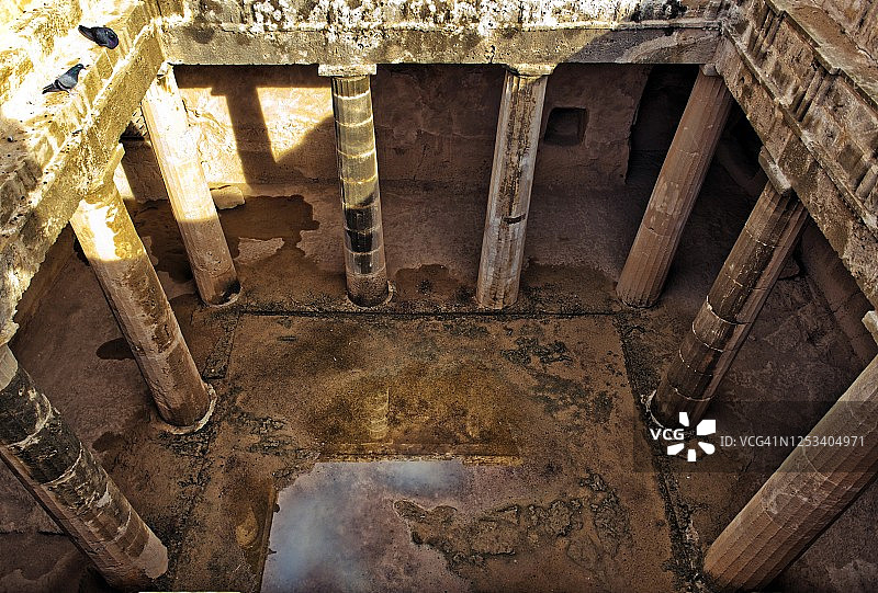 国王陵墓，联合国教科文组织世界遗产，位于塞浦路斯帕福斯图片素材