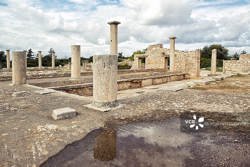 塞浦路斯利马索阿波罗遗址考古遗址图片素材