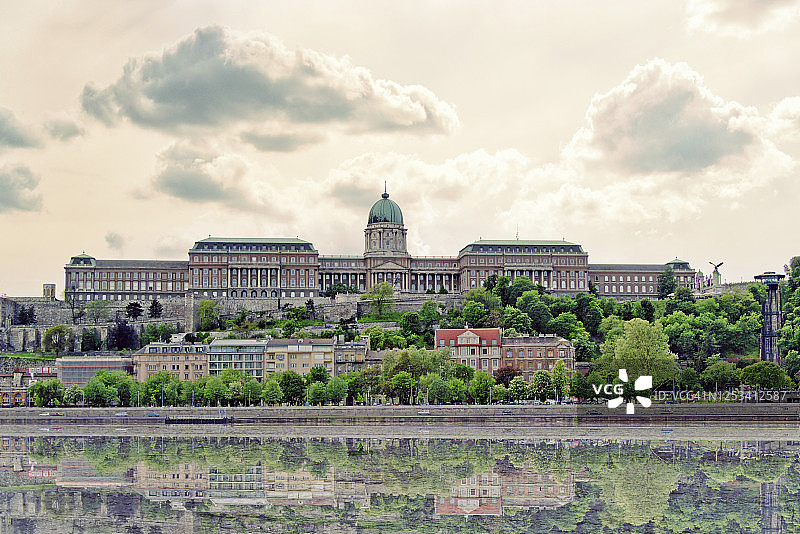 布达佩斯皇宫日落图片素材