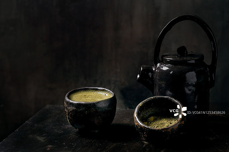 抹茶绿茶图片素材