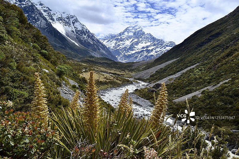 新西兰库克山图片素材