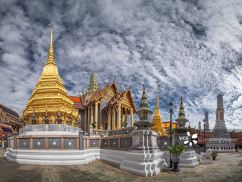 曼谷大皇宫玉佛寺图片素材