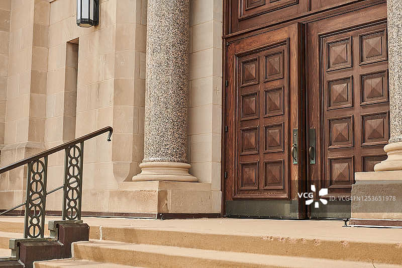 教堂门图片素材