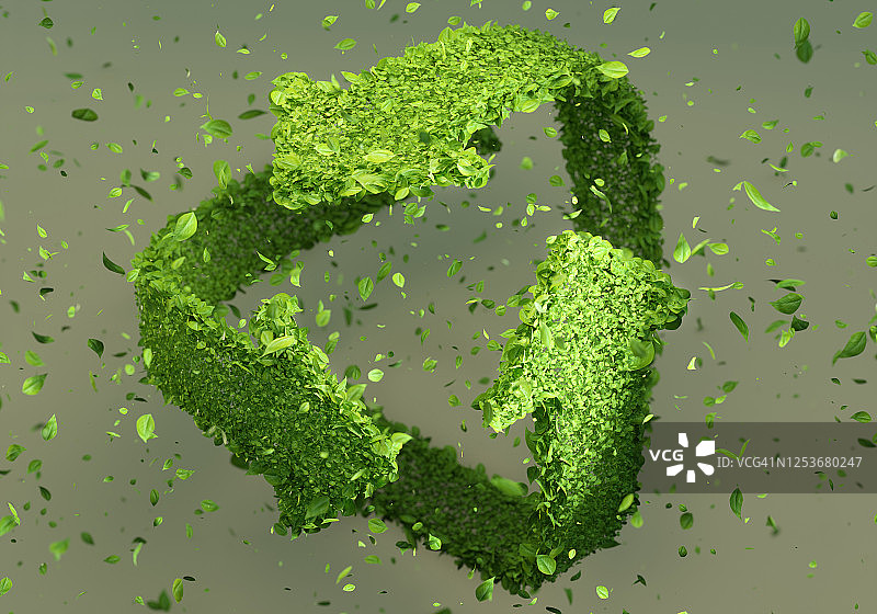 绿色回收标志图片素材