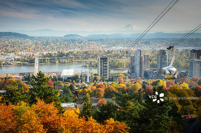 俄勒冈州波特兰秋景图片素材