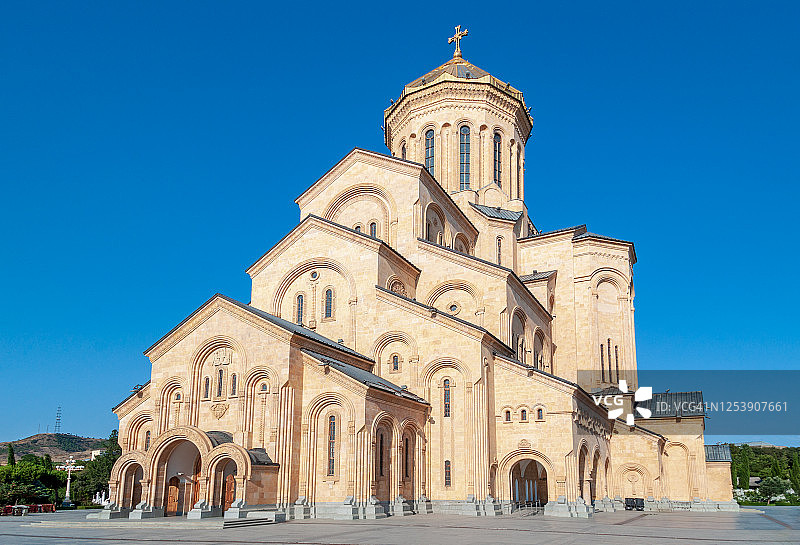 格鲁吉亚第比利斯圣三一主教座堂图片素材