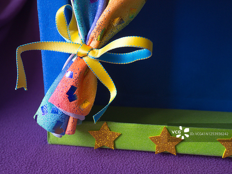 手工木偶剧场环扣细节图片素材