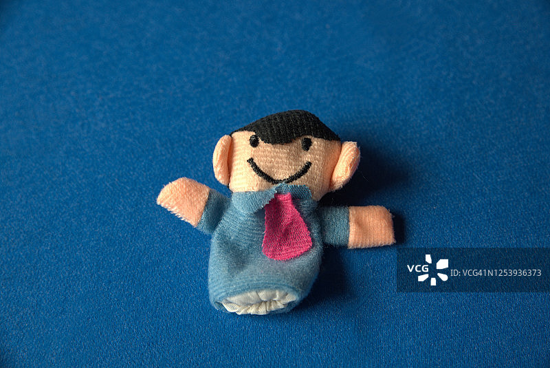 代表男人的手指玩偶图片素材