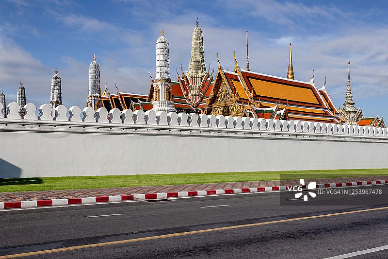 曼谷玉佛寺古寺庙图片素材