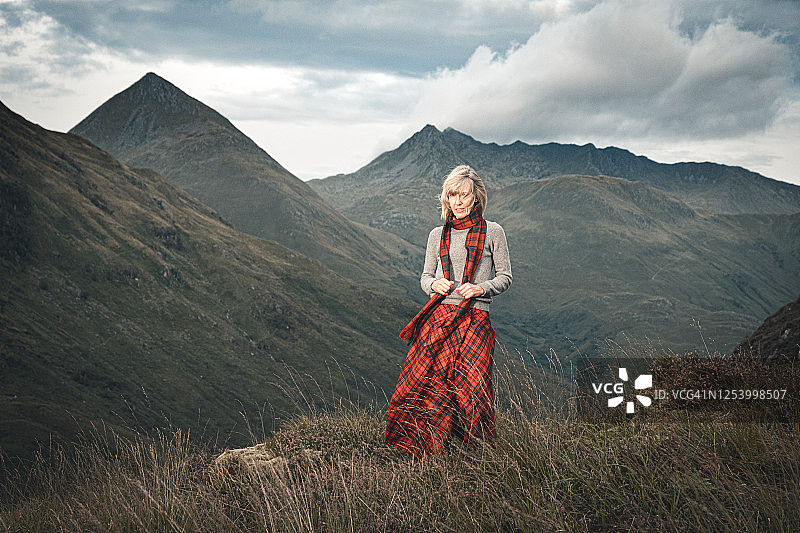 苏格兰希尔峡谷风光图片素材