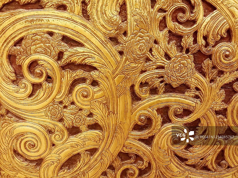 穆罕默德先知最古老的木制讲坛上的雕刻设计特写图片素材