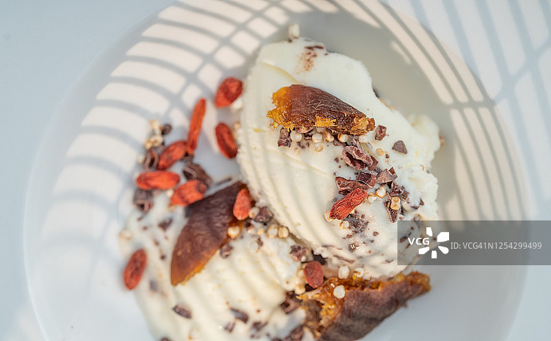 意式奶酪冰淇淋图片素材