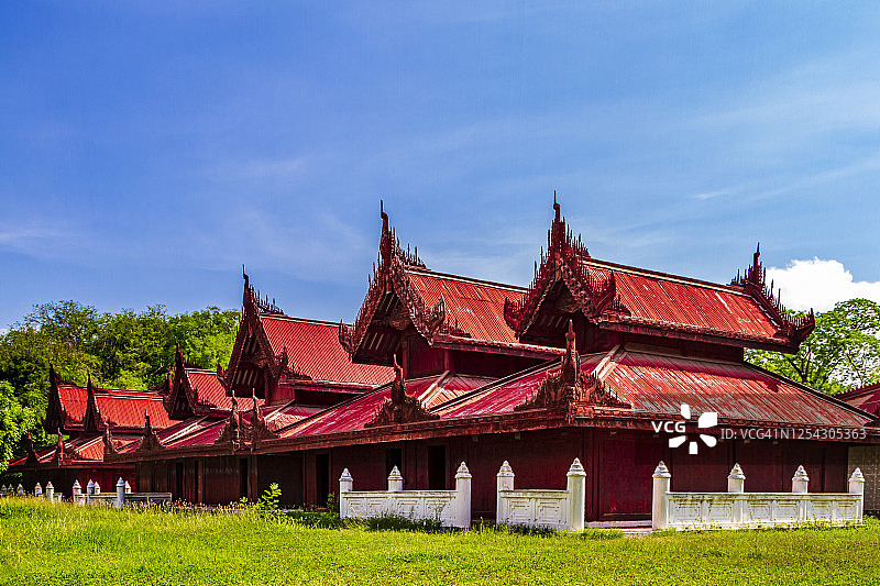 曼德勒皇宫图片素材
