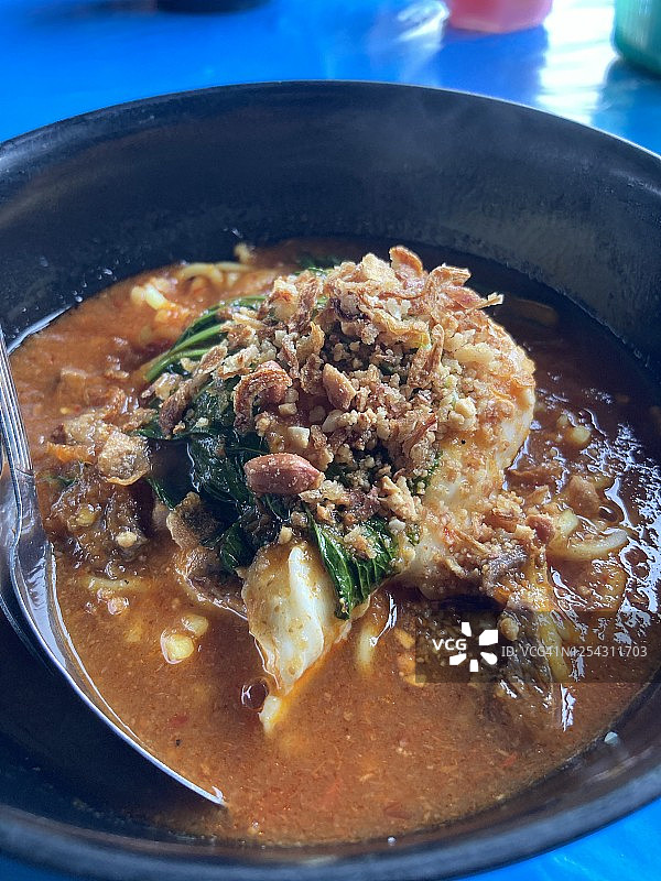 麻坡 Mee Bandung 辣味咖喱面图片素材