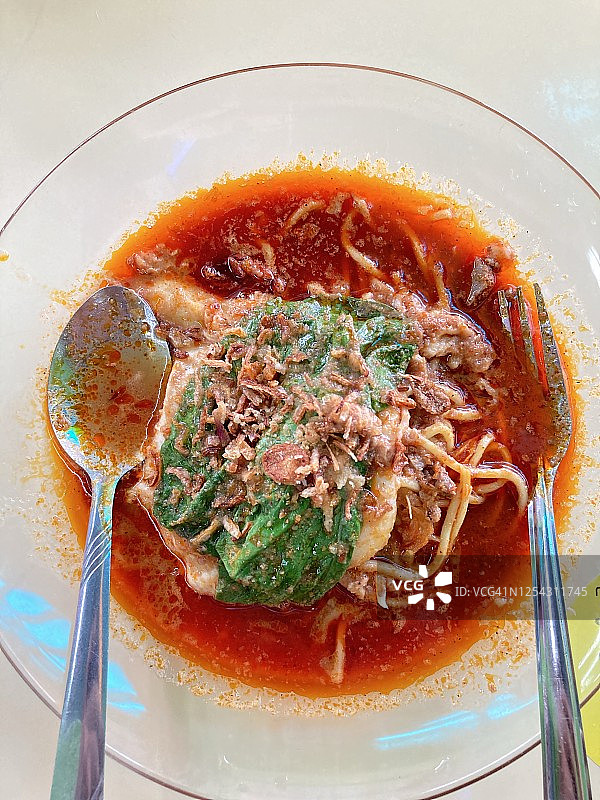 麻坡 Mee Bandung 辣味咖喱面图片素材