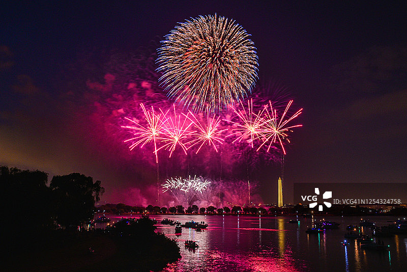 烟花 - 庆祝7月4日独立日图片素材