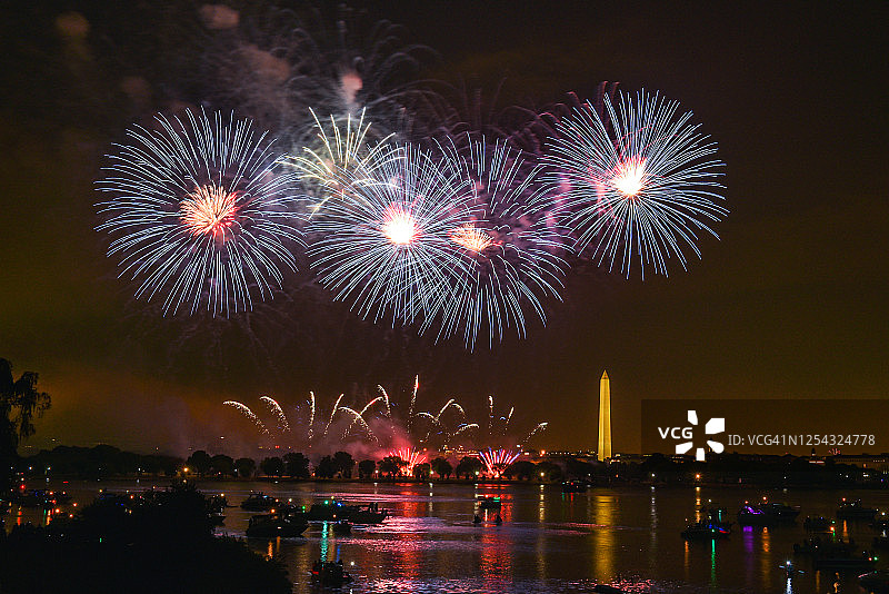 烟花 - 庆祝7月4日独立日图片素材