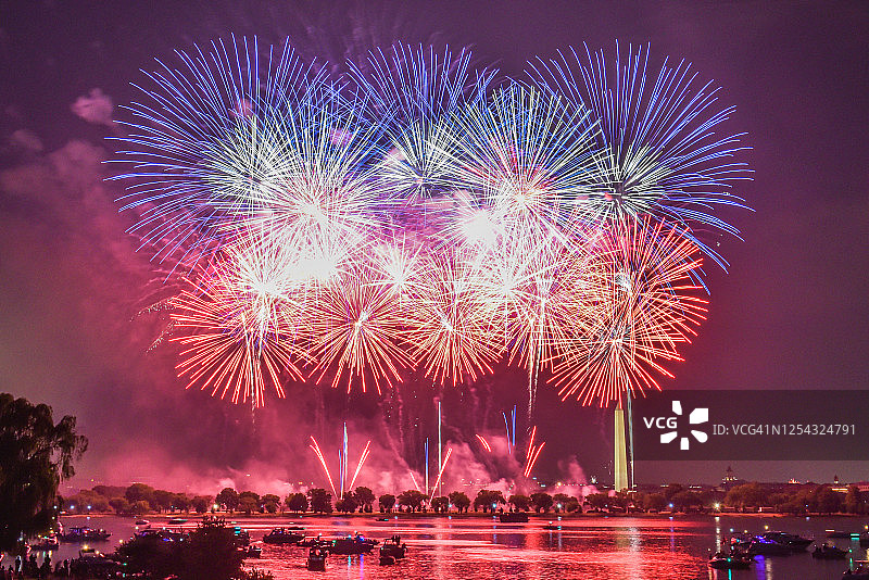 烟花 - 庆祝7月4日独立日图片素材